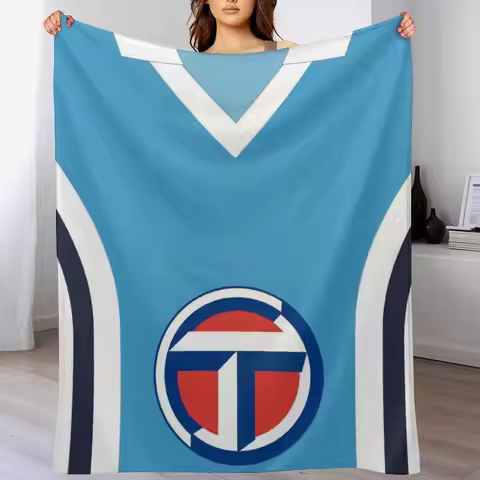 Coventry City Classic Blue Double Striped Kit 1975 - 1981 Throw Blanket Multi-Purpose Soft Plaid Cut