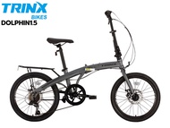 จักรยานพับได้ TRINX DOLPHIN1.5 ล้อ 20 นิ้ว เกียร์ 7สปีด ดิสเบรค มีตะแกรงซ้อนท้าย