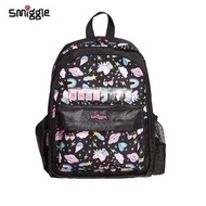 Smiggle Unicorn Junior Id Backpack Black school bag for kids