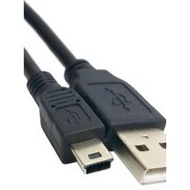 沖冠特價 USB轉T口USB轉mini 5MP3 充電線1.5米3米帶磁環全銅