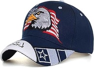 USA-Flag Eagles-Hat American Baseball-Cap Embroidered