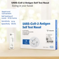 (ROCHE) SARS-CoV-2 Antigen Self Test Nasal ( 1 BOX = 5-Tests Kit ) - COCOMO
