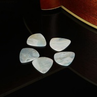 HSV 5PCS Resin Guitar Picks Fast Strumming Design Nonslip Grip Multiple Color Option