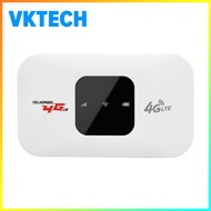 [Vktech]4G LTE Mini Mobile WiFi Router 2100mAh 150Mbps Modem Router Support 8 To 10 Users with SIM Card Slot Hotspot WiFi Device