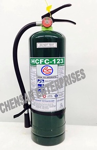 Cyclone Fire Extinguisher 10lbs HCFC-123 (Green)