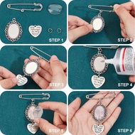 SUNNYCLUE 1 Box 60Pcs Wedding Bouquet Photo Charm Wedding Bouquet Charms Personalized Bouquet Photo 