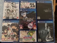 PS4 遊戲合集 (卡里古拉 Caligula, 東京喰種, FF7 Final Fantasy VII Remake, Until Dawn, 閃亂神樂, 新櫻花大戰)