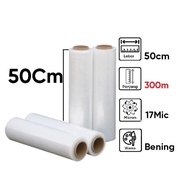 Clear white stretch film 50 cm x 300m