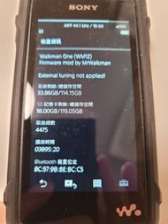 Sony walkman wm1a黑磚1代
