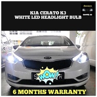 Kia Cerato Forte K3 - H7 HB3 H8 6500k White LED Headlight / Fog Light Bulb - Plug &amp; Play