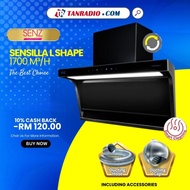 SENZ 1700M3/H Heat Auto Cleaning Function LED Pane; L Shape Sensilla Hood - SZ-CH8822AC 油烟机