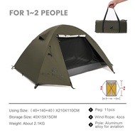 MOBI GARDEN Camping Backpacking Tent Waterproof Rainproof Hiking Silver Coated Sun Protection Easy S