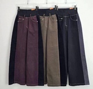 2025 MOCI 拼色黑色牛仔褲