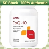 GNC Coq-10 100Mg 120 Softgels COQ10 co-enzyme COENZYME Q-10