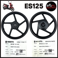 [100% ORI] WMOTO ES125 SPORT RIM [ BLACK ] HITAM DEPAN BELAKANG FRONT REAR ORIGINAL WMOTO