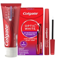 Colgate Optic White Express Teeth Whitening Pen | Advanced Hydrogen Peroxide Toothpaste | Mouthwash