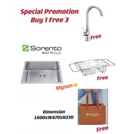 Sorento Kitchen Sink promotion set Stainless steel 304 SRTKS7040