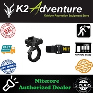 NITECORE BIKING ACCESSORIES FOR HU60 HEADLAMP BIKE MOUNT AND HELMET STRAP