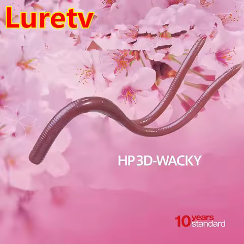 LURETV O. S.P OSP HP 3D Wacky lure, soft bait, double tailed noodle worm, neko lead fishing group, b