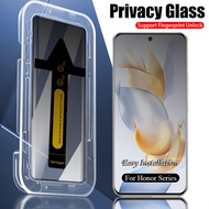 Privacy Easy Install Tempered Glass For Honor 400 200 90 70 60 50 90Pro X9b X9c X9a Magic5 Magic6 Pr