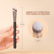 OVW Makeup Brushes 3Pcs Foundation Contour Brush&amp; Concealer Brush&amp; Blusher Brush Face Blush Eyeshadow Brush Contour Liquid Blending Makeup brush set Black