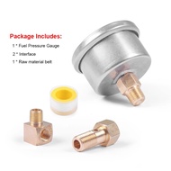Car Fuel Oil Pressure Liquid Filled Gauge for Honda Civic CRX Acura Mitsubishi Eclipse Oil Fuel Pres