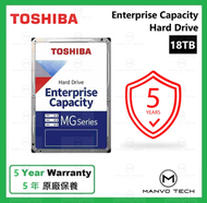 東芝 - 3.5 吋 7200 rpm 企業級 容量型 硬碟 - 18TB