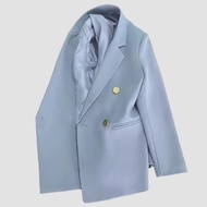 TOPCOAT เบลเซอร์หญิง สูทผู้หญิง (Blazer01) 4 กระดุมทอง (1 ตัว) Size : S-3XL