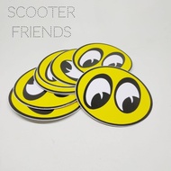 Vespa moon motorcycle sticker