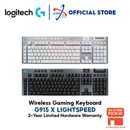 Logitech G915 X Lightspeed RGB Low-Profile Wireless Gaming Keyboard - Black/White