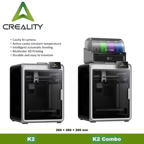 K2 Printer 3D Creality K2 Combo 3d Printing Automatic Leveling Multicolor Print 16 Colors CFS 600mm/