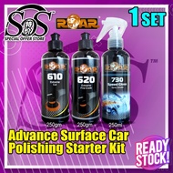 ROAR Advanced Surface Finishing Starter Kit (610 620 730) DIY Car Body Polish Compound Wax Speed Glo