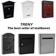TRENY Japan Mail Box Post Letter Box/ Iron Mail Box/ Mailbox/ Letterbox/ Post Box/Metal Letter Box