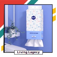 LIVING LAGECY【CARTON】MH Tisu Gantung Hanging Tissue Blue Flower 4 Ply Thick Soft Hygienic Tissue for
