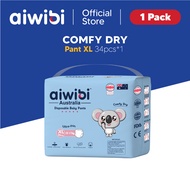 Aiwibi Baby Comfy Dry Diapers Pants (1Pack)(Lampin Bayi Aiwibi)