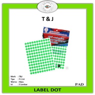 TOM AND JERRY COLOR DOT LABELS 114 HIJAU / GREEN