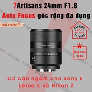 7Artisans 24mm F1.8 Auto Focus Full-Frame lens multi-purpose wide angle Auto Focus for Sony E, Nikon