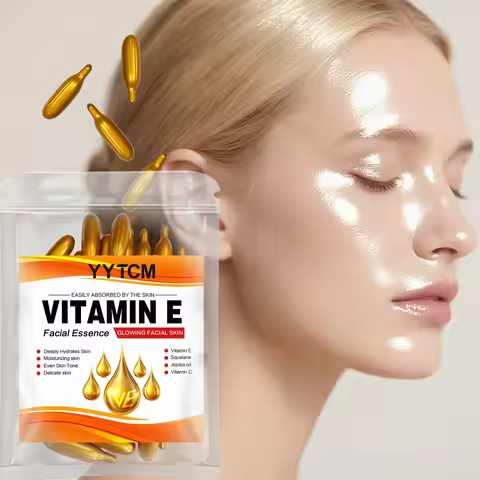 Vitamin E Deep Moisturizing Capsule Essence, Hydrates and Smooths Skin, Contains Plant-Based Squalan