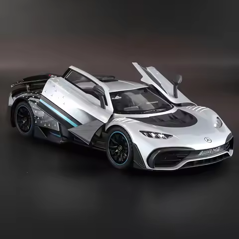 1:18 AMG ONE Super Sports Vehicle Alloy Dieacst Model Car Sound & Light Classic Hobby Collectibles B
