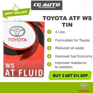 TOYOTA ATF WS TIN 4L AUTO TRANSMISSION FLUID GEAR OIL MINYAK GEARBOX AUTO (CAMRY / ESTIMA / VIOS / A