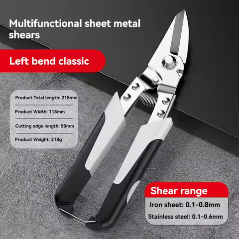 Stainless Steel Scissors Precision Metal Cutting PVC Pipes, Durable, Rust Proof, And Long-Lasting Cu