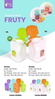 Toples Es Buah 30 Liter Aquarium Es Wadah Es Buah