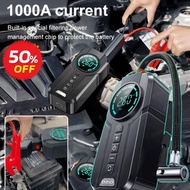 【/Hot/】Car Tire Inflator Pump [New Upgrade Of Technology] Portable Car Inflatable Pump/Emergency Starter Power/Wireless Electric Air Pump/Compressor Tyre Pump