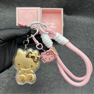 Pure Gold 999KT Cat Pendant Gift 20mg Mobile Phone Bag Pendant Keychain Gift Water Shell * lyl 8