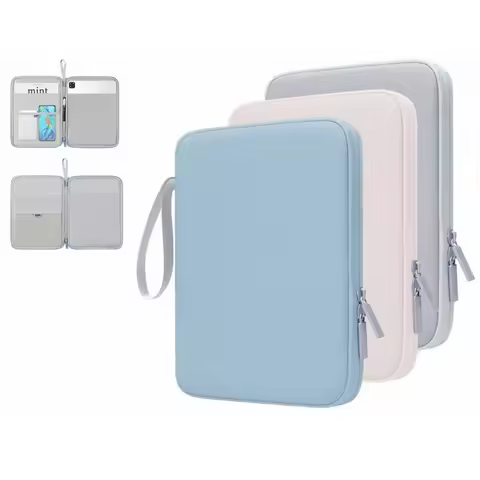 Waterproof Tablet Sleeve Bag for 11-13 Inch IPad Air Pro M2 M4 Galaxy Tab S10 S9 S8 Plus Tab Zipper 