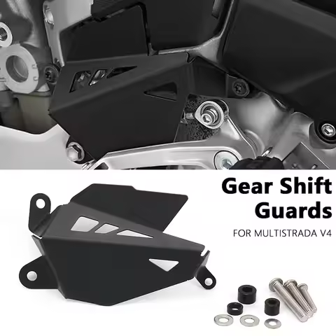 Accessories Gear Shift Assist Lever Protector Guard Cover Black For DUCATI MULTISTRADA V4 Multistrad