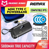 REMAX Original 3C Powerbank CCC Capsule 5000mAh Compatible IP15 Fast Charging 20W Type C With Built 