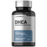 Horbaach DHEA 50mg & 100mg Non-GMO Gluten Free Supplement