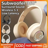M3 RGB Light-emitting Bluetooth Headphones 5.3 Wireless Headset 360° Surround Sound Foldable Earphon