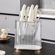 Inaso Kotak Penyimpanan Sumpit Mewah Ringan Yang Dipasang Di Dinding Meja Dapur Rak Pisau Rak Penyim